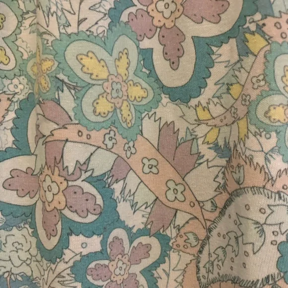 NWT Sundry Crop Flare Sweatpant Women Paisley Size 2 or Medium - Picture 4 of 7